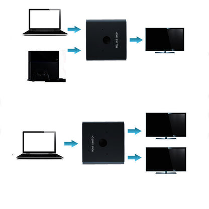 Two Cut One Conversion 4K HD Video Two-way Switcher