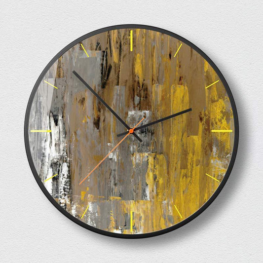 Reloj de pared de arte abstracto