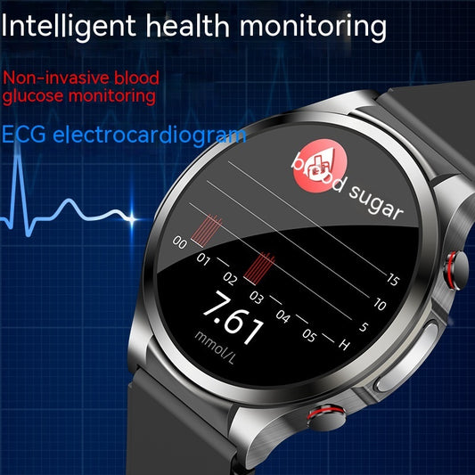 Reloj inteligente deportivo W11 para hombre con monitorización de azúcar en sangre