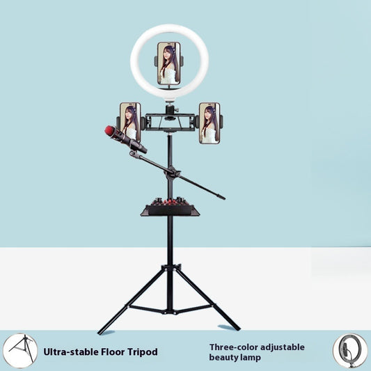 Cross Bar Tray Storage Rack With Microphone