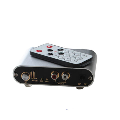 Two-way 1-in 3-out Audio Signal Switcher Remote Control