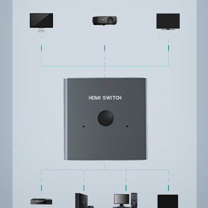 Two Cut One Conversion 4K HD Video Two-way Switcher