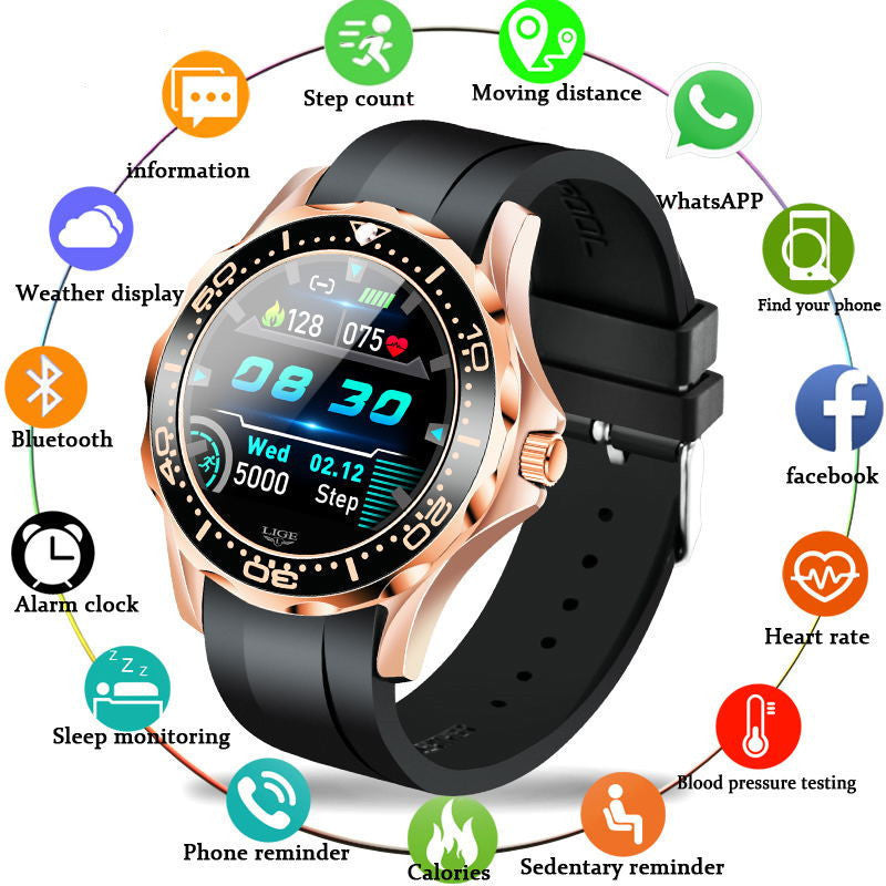 Men's Multi-function Smart Wearable Waterproof Watch