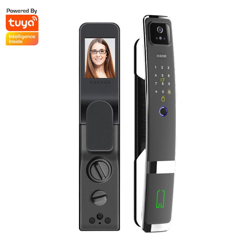 Face Recognition Anti-theft Fingerprint Password Smart Door Lock