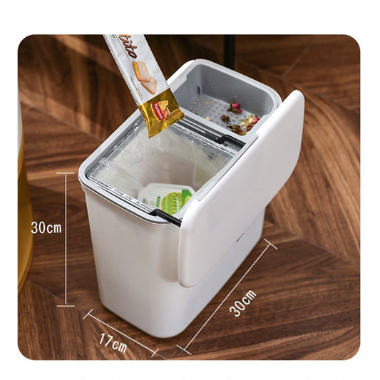 Dry Wet Separation Trash Can Household Kitchen Hanging Kitchen Waste Waste Sorting Bin